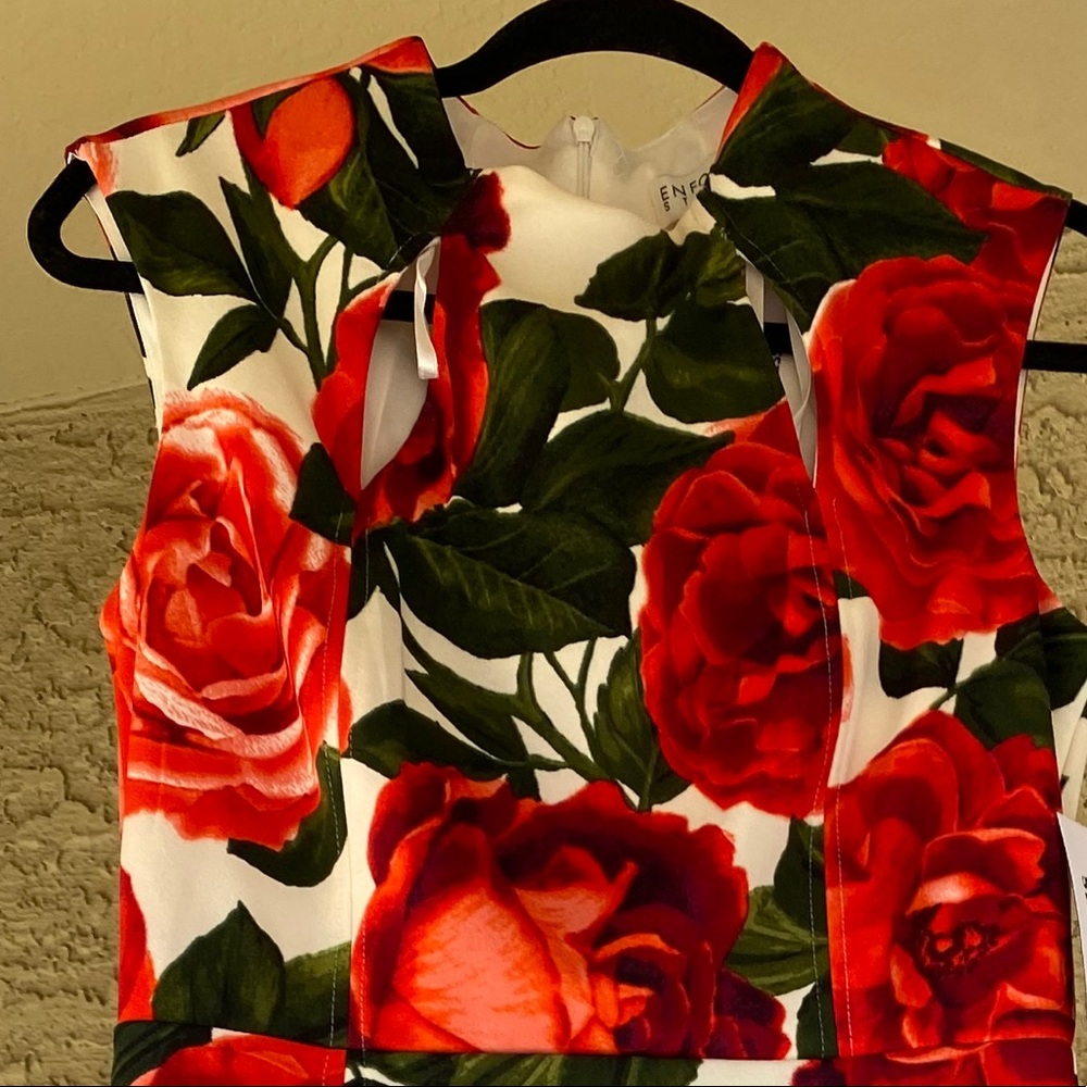 Red Rose party Ladies dress